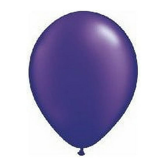 5 inch Qualatex Pearl Quartz Purple Latex Balloons (100 Pack) - Party Supplies Decorations
