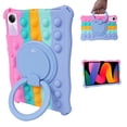 thumbnail image 1 of SKALO Xiaomi Redmi Pad SE Shockproof Armor Popit Silicone Case - Rainbow multicolor, 1 of 5
