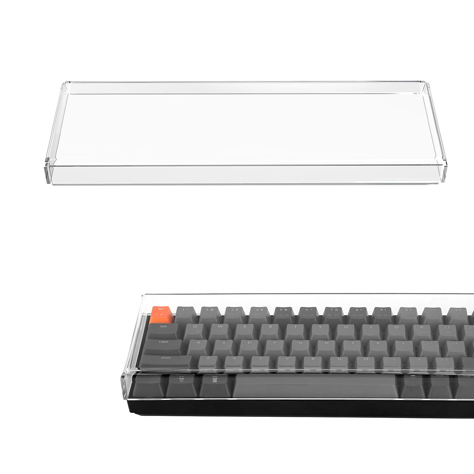 Geekria Premium Acrylic Keyboard Dust Cover, Clear Acrylic Keyboard