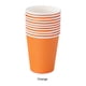 thumbnail image 5 of Ounissouiy 50 unids/set exquisitos vasos de papel artesanales ingredientes seguros durabilidad estimulación Color vasos de papel para fiestas Mostrada naranja, 5 of 6