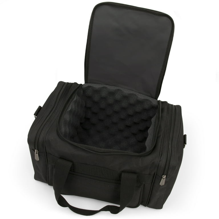 CASEMATIX Helmet Bag Fits Up to Two Roadbike Helmets Cycling Gloves Spare Tubes Bike Pumps and Other Bicycle Accessories in Impact Absorbing Foam Carry Case Only Walmart