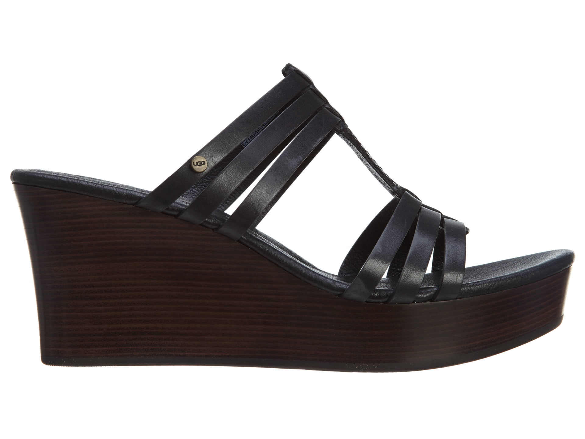 UGG Women's Mattie Wedge Sandal Black 