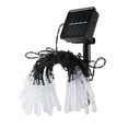 thumbnail image 6 of Solar Meteor Shower Rain Lights, Solar Powered Waterproof Snow Falling Raindrop Icicle Cascading Decoration Lights,20 Tube 360 LEDs Outdoor Christmas String Light, for Party Garden Home(Multi Color), 6 of 8