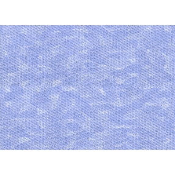 Ahgly Company Machine Washable Indoor Rectangle Transitional Sky Blue Area Rugs, 7' x 10'