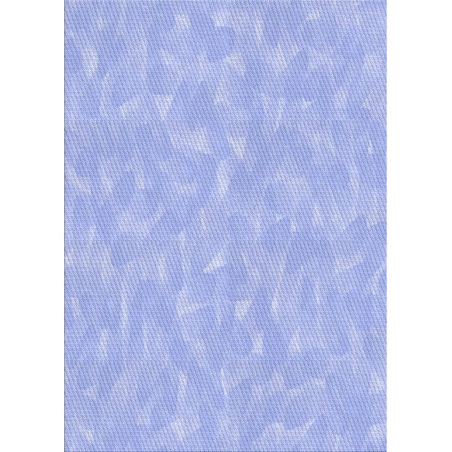 Ahgly Tapis Rectangulaire Lavable en Machine Intérieur Transitionnel Bleu Ciel, 2 Pieds x 5 Pieds