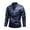 Dark Blue, variant on MIASHUI Mens Jacket&nbsp;Autumn Winter Jacket Fashion Trend Stand Collar Motorcycle Leather Coat Black,XXXL
