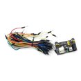 thumbnail image 3 of MB102 Breadboard Power Module Kit with 830 Point Solderless Breadboard & 65 Flexible Jumper Wires for Prototyping, 3 of 5