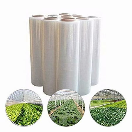 Agfabric 3.1Mil Plastic Covering Clear Polyethylene Greenhouse Film UV Resistant for Grow Tunnel and Garden Hoop, Plant Cover&Frost Blanket for Season Extension,
