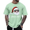 thumbnail image 1 of Tops para hombre, blusas y camisas de manga corta con cuello redondo para hombre, camiseta informal con cuello redondo y estampado para hombre, blusa de manga corta, blusa de poliéster para hombre, 1 of 4
