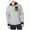 Grey - arpewterhthr, variant on American Rag Mens Varsity Hoodie Sweatshirt, Grey, Medium