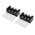 thumbnail image 1 of Bande de Borne 2pcs, 100A 600V TBC Type Fixe, PC Fer Double Rangée, Bloc de Borne à Vis pour Systèmes de Distribution, Éclairage, 1 of 7