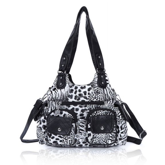 Angel Kiss Multi pocket shoulder bag Women's casual crossbody bag