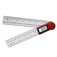 thumbnail image 2 of jinwen 8''Digital Angle Ruler 0-360 degree LCD Steel Inclinometer Angle 0-200mm, 2 of 4