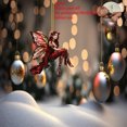 thumbnail image 5 of Car Interior Accessories forest Butterfly Fairy Acrylic Pendant Frame Flat Car Interior Pendant Backpack Pendant0, 5 of 5