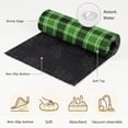 thumbnail image 6 of Hallway Runner Rug 2'x6', Green Checkered Kitchen Runner Rugs Non-Slip Carpet Mats, Modern Farmhouse Green Buffalo Plaid Bedside Rugs Runners Washable Floor Carpet for Bathroom Laundry Room, 6 of 8