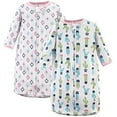 thumbnail image 2 of Hudson Baby Infant Girl Cotton Long-Sleeve Wearable Sleeping Bag, Sack, Blanket, Girl Cactus, 0-3 Months, 2 of 2