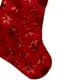 Northlight 20,5" Rouge et Blanc Paillettes Flocon de Neige Bas de Noël – image 3 sur 4
