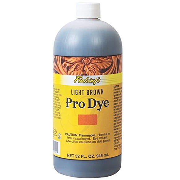 Tinte para piel Dye Pro Dye, marrón claro, 946 ml, de Dye Fiebing's