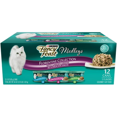 Purina Fancy Feast Medleys Florentine Collection Wet Cat Food (12) 3-oz. Cans