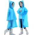 thumbnail image 5 of Lot de 2 Imperméables pour Enfants, Ponchos de Pluie Réutilisables avec Capuchon et Manches Imperméables, 5 of 5