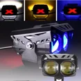 thumbnail image 2 of 2 Faros Led Premium Auto Moto Exploradora Luz Potente Lupa, 2 of 8