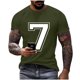 thumbnail image 2 of Tops para hombre, blusas y camisas de cuello redondo y manga corta para hombre, blusas estampadas de moda para hombre, jersey de cuello redondo y manga corta, blusa de poliéster para hombre., 2 of 6