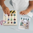 thumbnail image 4 of Tableau d'Activités LED Montessori Coloré Jouet Switch LED pour Enfants Garçons Filles Vacances, 4 of 9