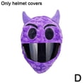 thumbnail image 1 of Rabbit Plush Motorcycle Helmet Cover Cartoon Helmet Accessories Hat Street Bombing Protective Cover Horror Trend, 1 of 7