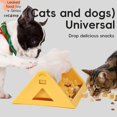 thumbnail image 3 of Comedero Interactivo de Alimentación Lenta para Perros - Juguete Rompecabezas para Aliviar el Aburrimiento. Comedero Rompecabezas para Gatos con Alimentación Controlada, Amarillo, 3 of 5