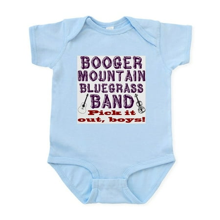 

CafePress - Booger Mountain Bluegrass Ban Infant Bodysuit - Baby Light Bodysuit Size Newborn - 24 Months