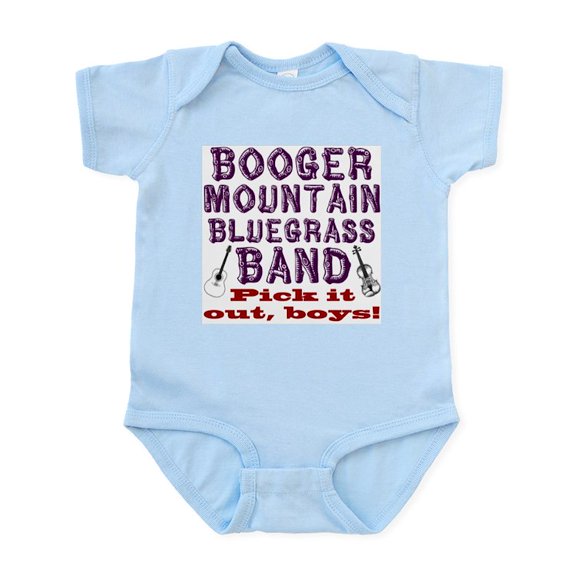 CafePress - Booger Mountain Bluegrass Ban Infant Bodysuit - Baby Light Bodysuit, Size Newborn - 24 Months