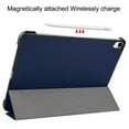 thumbnail image 4 of SaniMore for Apple iPad Air 13 (2024) Case, Auto Sleep/Wake, Rugged PC Case with Tri-Fold Kickstand [Support iPad 1st/3rd Pencil Charging]  Shockproof Protective Case for Women Men, Darkblue, 4 of 8