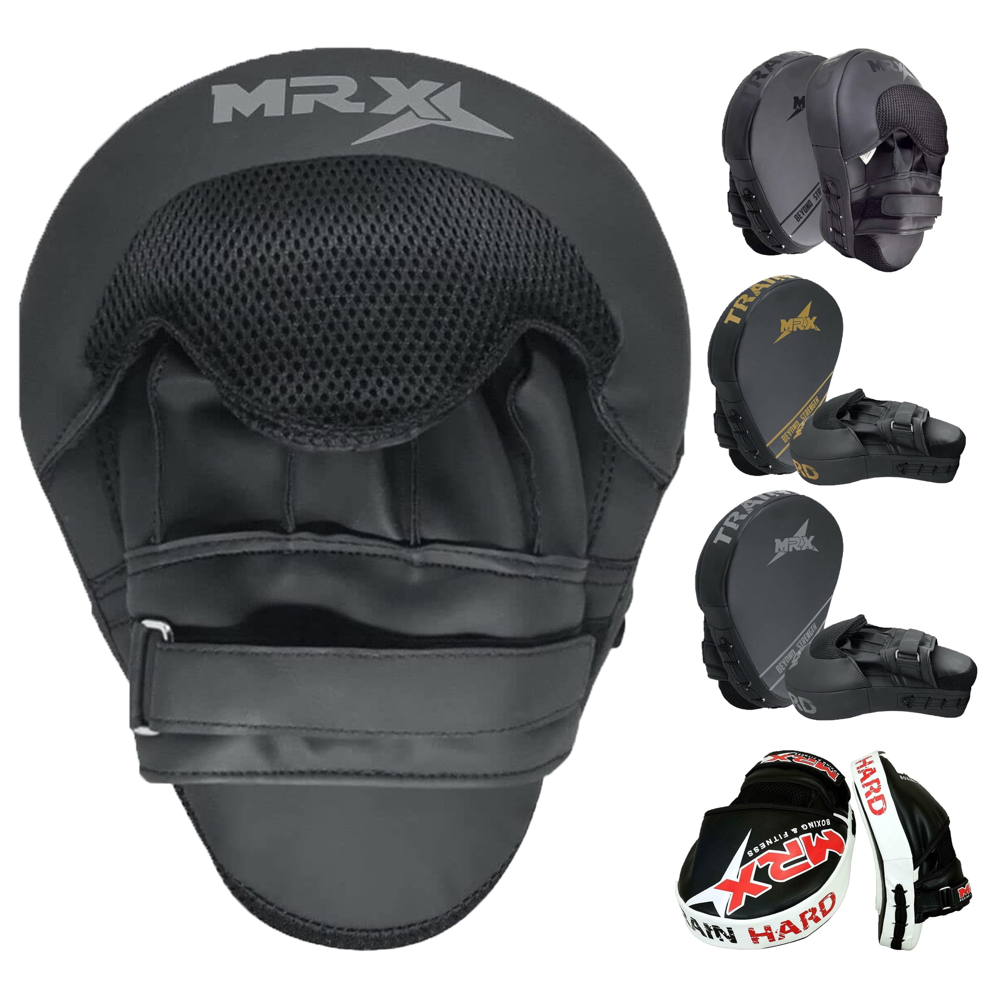 MRX Focus Pad Hook & Jab Mitts Boxing Punch Glove MMA Muay Thai Kick 1  PIECE