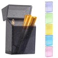 thumbnail image 1 of Estuche para cigarrillos portátil, resistente, de plástico de ingeniería, transparente y brillante, regalo de Halloween para mujeres, 1 of 5