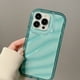 thumbnail image 3 of Funda de teléfono con airbag para iPhone 11, funda para iPhone 13, 16, 14, 12, 15 Pro Max, XS, XR, X, 7, 8 Plus, SE, a prueba de golpes, suave, transparente, con diseño ondulado, 3 of 5