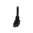 thumbnail image 3 of StarTech.com 2m Micro USB Cable Cord - A to Down Angle Micro B - Down Angled Micro USB Cable - 1x USB A (M), 1x USB Micro B (M) - Black (USBAUB2MD) - USB cable - Micro-USB Type B (M) to USB (M) - USB 2.0 - 6.6 ft - 90�� connector, molded - black, 3 of 5