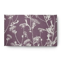 3' x 5' Simply Daisy Windy Blossom Modern & Contemporary Chenille Area Rug, Purple