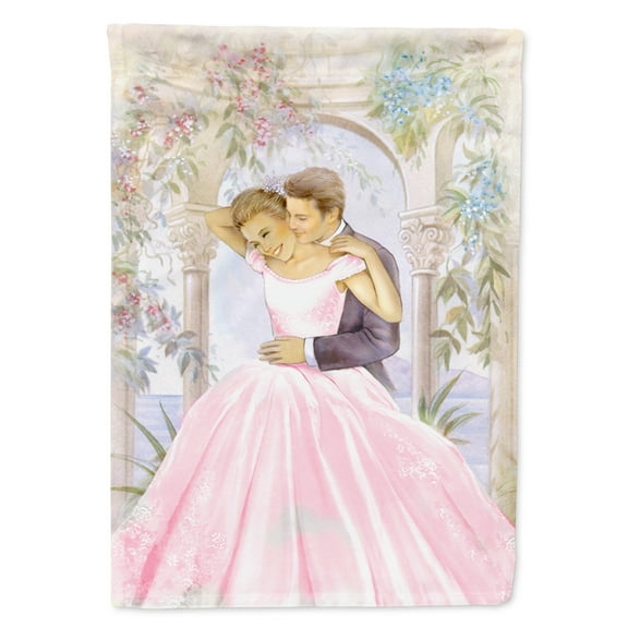 Carolines Treasures APH8293GF Romantic Couple Kiss Flag Garden Size  Small multicolor