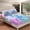 Purple Teal Pink, variant on Erosebridal Cute Girls Mermaid Twin Fitted Sheet,Colorful Ocean Theme Mermaid Bedding Set for Kids Kawaii Room Decor,Starfish Seashell Bottom Sheets Sea Animal Bed Set 2Pcs(No Top Sheet）