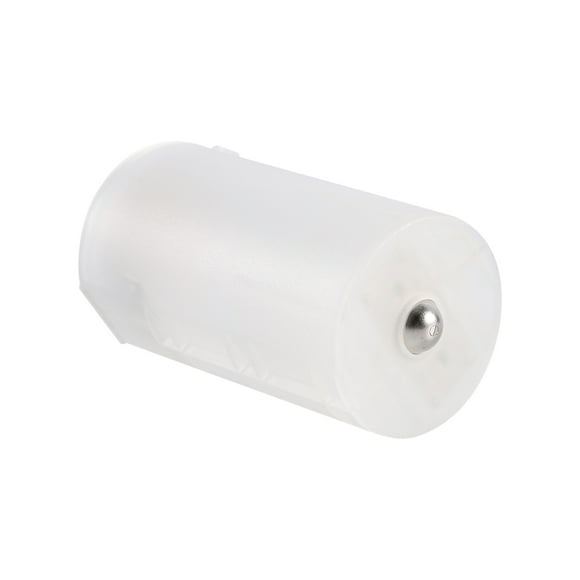 AA to Size D Battery Adapters Holder Switcher Converter White 4pcs Small Large Strength Toughness Electronics Emergency