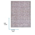 thumbnail image 3 of Livabliss Vinny Medallion Washable Area Rug, 6'7" x 9', Pink / Blue, 3 of 7