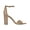 Multi-color, variant on Yaro Block Heeled Ankle Strap Two Piece Sandals Silver Snake Pumps (SILVER, 9.5)