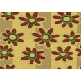 thumbnail image 1 of Ahgly Company Machine Washable Indoor Rectangle Transitional Mahogany Brown Area Rugs, 2' x 4', 1 of 7
