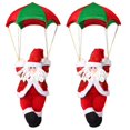 thumbnail image 1 of 2X Paracaídas Papá Decoraciones Navideñas Paracaídas Al Aire Libre MuñEco de Papá Colgante Adornos de Decoración de Año, 1 of 5