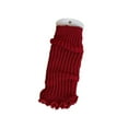 thumbnail image 5 of Kids Girls Plain Leg Warmer Girls School Dance Wear Legwarmer Tutu Fancy Kids Stretch Knee Leg Warmers Girls Ankle Comfort Fit Socks Kids's Knitted Ankle Warmers Warm and Stylish Wine 5-16 Years, 5 of 7