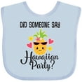 thumbnail image 3 of Inktastic Hawaiian Party Pineapple Girls Baby Bib, 3 of 4