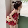 thumbnail image 5 of Ketyyh-chn99 Girls Dresses Summer Flower Casual Beachwear Holiday Sundress Red,13, 5 of 5