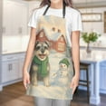 thumbnail image 4 of Hello Winter Vintage Schnauzer Enjoys Snowy Day with Snowman Apron Miniature Schnauzer Dog Lover for Cooking Grilling Baking Painting Gardening - 12019, 4 of 5
