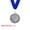 Silver, variant on Uxcell Award Medal, Place Winner Medal with Yellow Neck Ribbon Prize Medal Gold