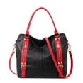 thumbnail image 6 of Genuine cowhide leather women's handbag lychee pattern large capacity casual single-shoulder tote, 6 of 7